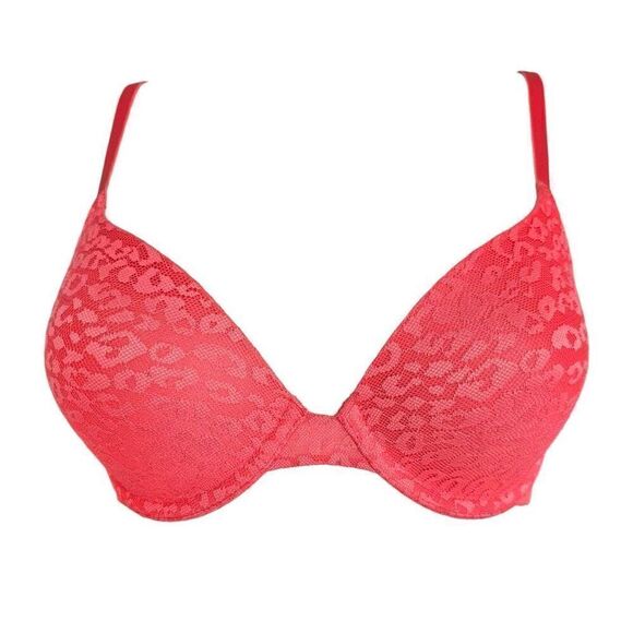 victoria’s secret pink leopard t-shirt bra - Picture 2 of 5